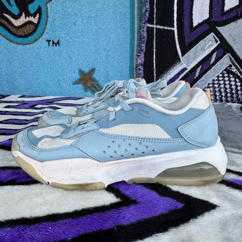Size 6.5 - Nike Womens Jordan Air 200E Air Max Summit White Blue Shoes